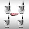 Service Caster 5'' SS Nylon Swivel 1-1/8'' Expanding Stem Caster Set Total Lock Brake, 4PK SCC-SSEXTTL20S514-NYS-118-4 - alternate 4
